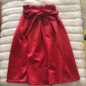 High waisted skirt
